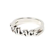 Palace TGF Old Font Ring Silver - 24FW
