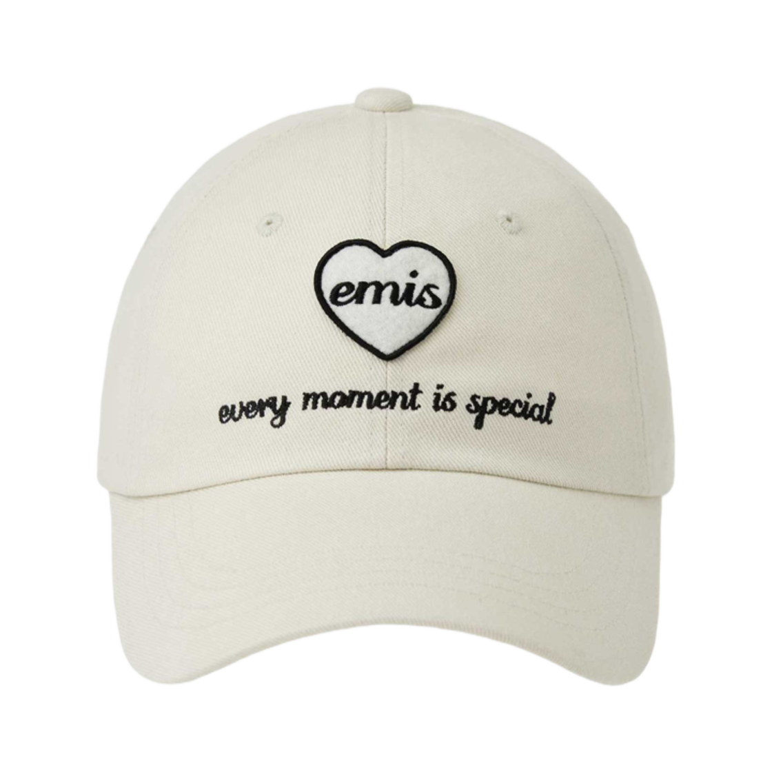 이미스 하트 와펜 볼캡 크림(Emis Heart Wappen Ball Cap Cream)