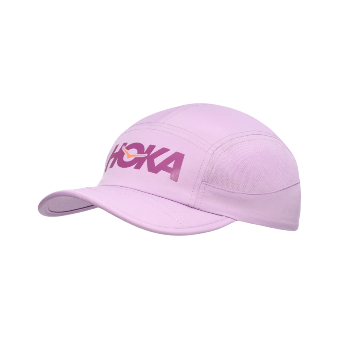 164330-WHT Hoka Run Hat Aster Flower