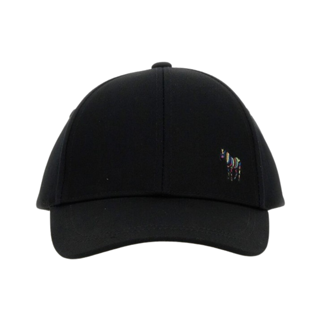 M1A-987DT-POZEB-79 Paul Smith Zebra Embossed Baseball Cap Black