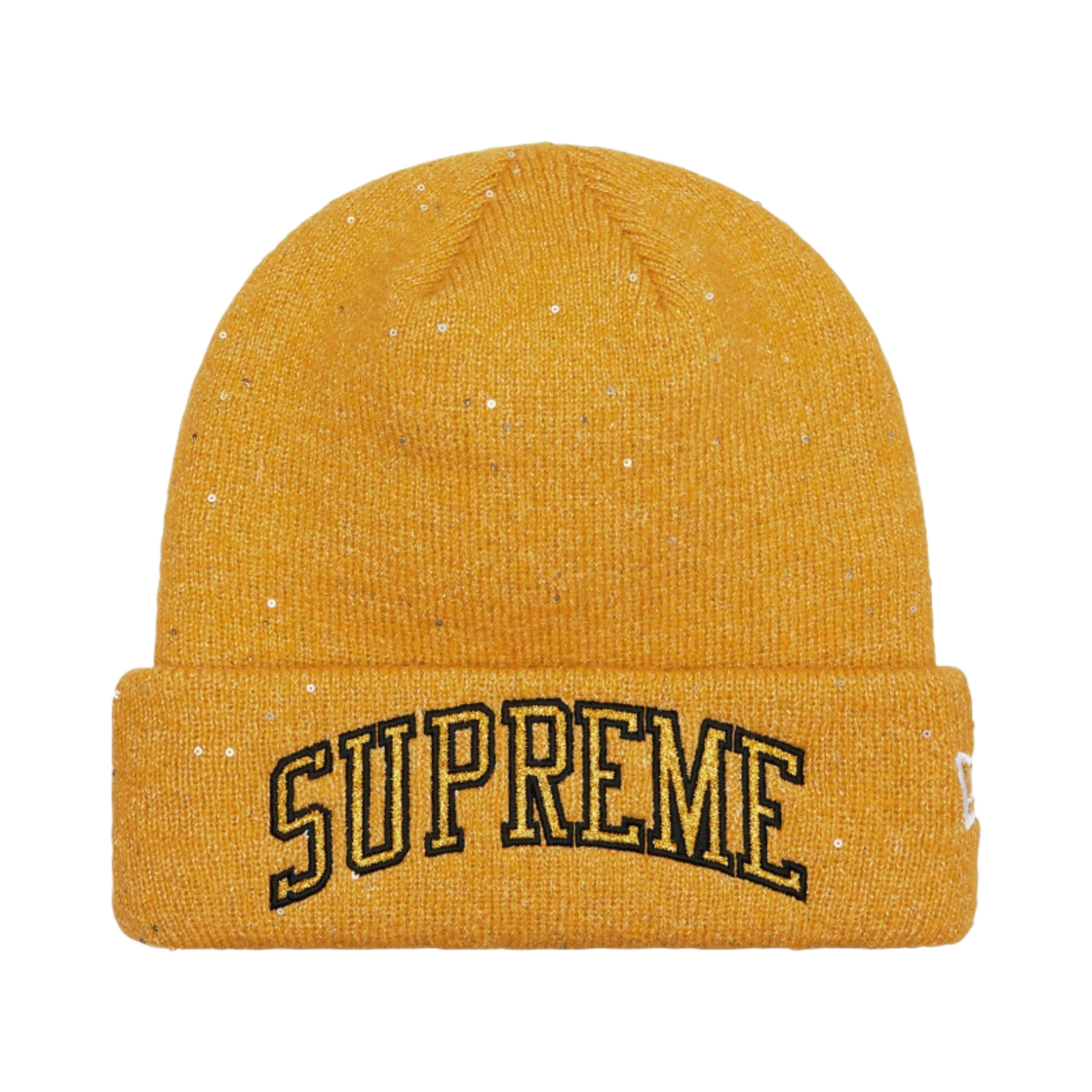 슈프림 뉴에라 메탈릭 아크 비니 골드 - 23SS(Supreme New Era Metallic Arc Beanie Gold - 23SS) - 1