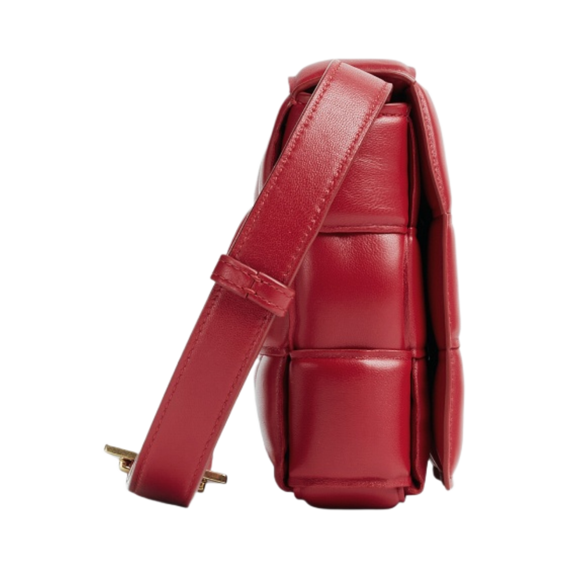 보테가 베네타 패딩 레더 카세트백 애플 캔디(Bottega Veneta Padded Leather Cassette Apple Candy) - 2