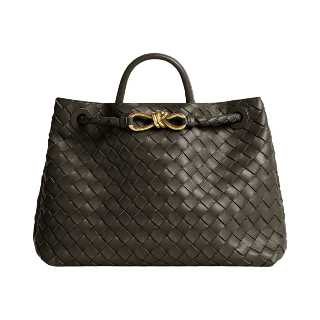보테가 베네타 미디움 안디아모 카키(Bottega Veneta Medium Andiamo Khaki) - 1