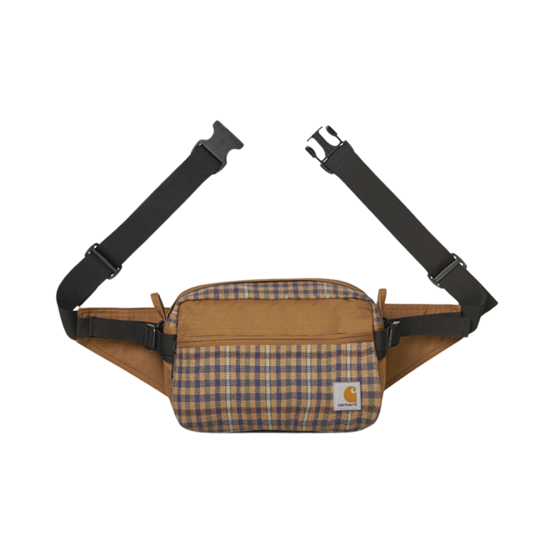 칼하트 WIP 하이버리 힙 백 해밀턴 브라운 아셔 체크(Carhartt WIP Highbury Hip Bag Hamilton Brown Asher Check)
