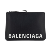 Balenciaga Cash Strap Clutch Black