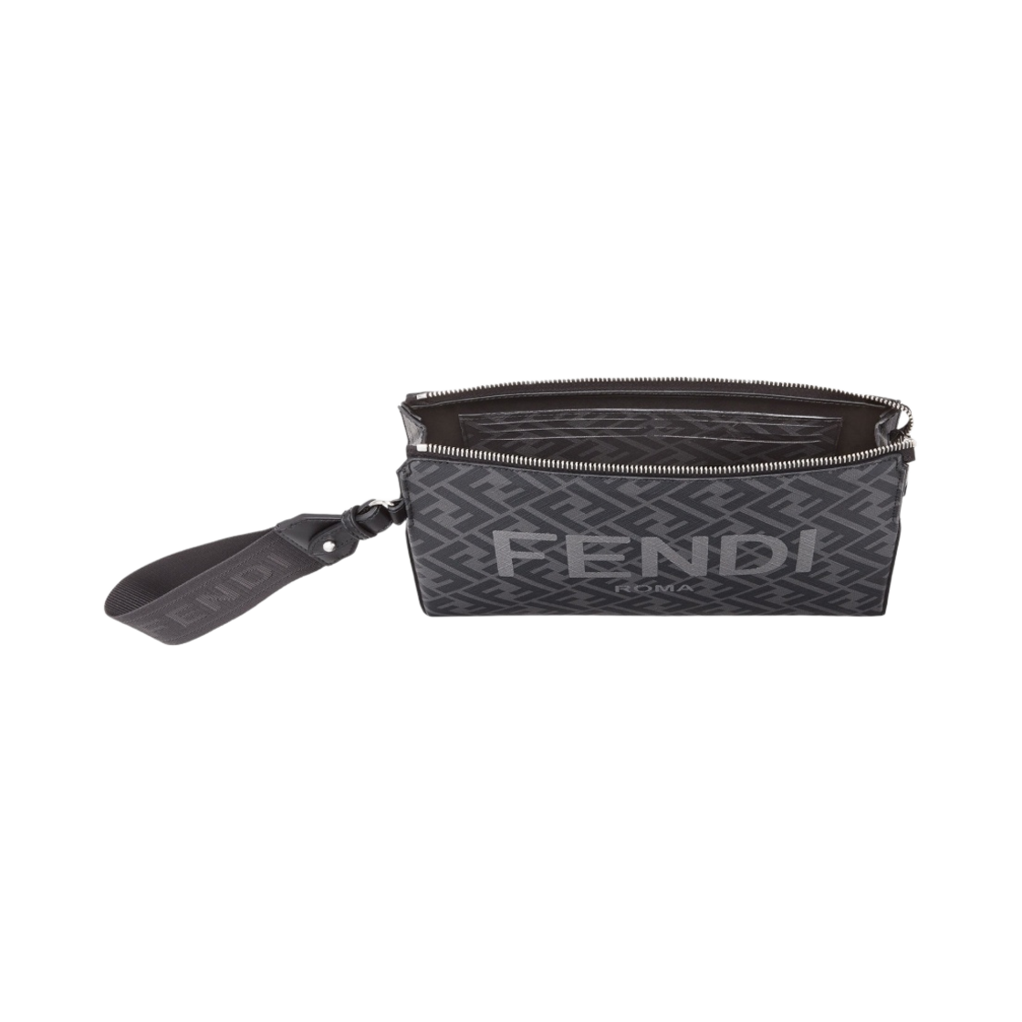 펜디 클러치 팩 파우치 FF 패브릭 블랙(Fendi Clutch Pack Pouch FF Fabric Black) - 2