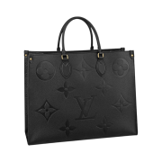 Louis Vuitton Onthego GM Monogram Empreinte Black