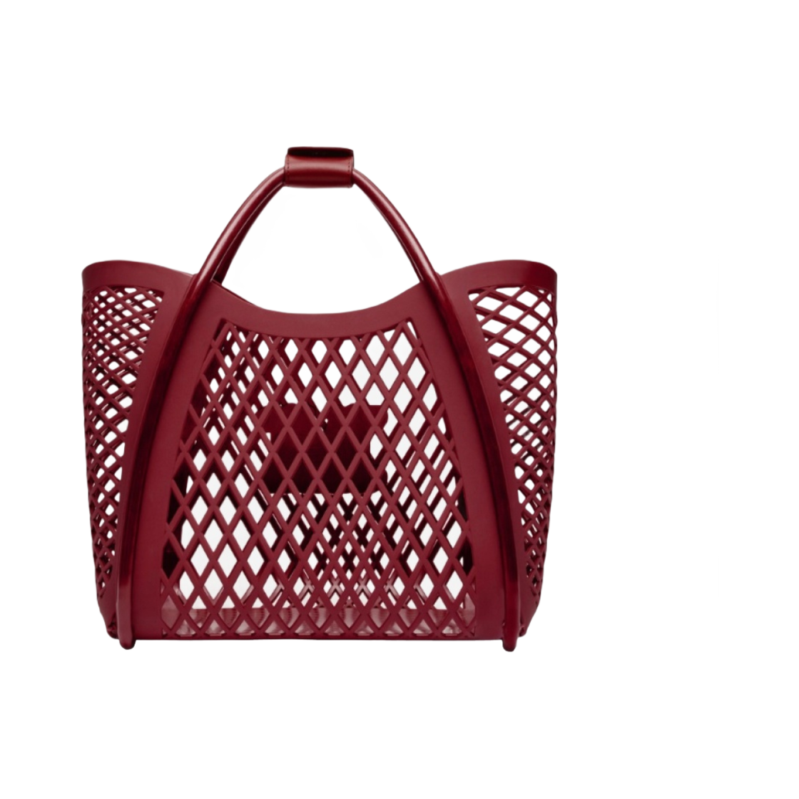막스마라 마린 폴리 미디움 토트백 보르도(Max Mara Marine Poly Medium Tote Bag Bordeaux) - 3
