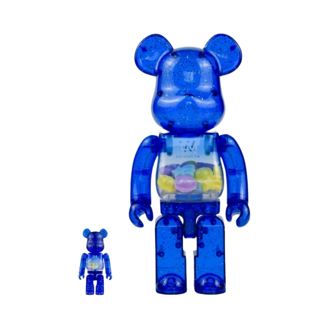 베어브릭 마카오 2022 UM 주니어 100% & 400% 세트 블루(Bearbrick Macau 2022 UM Junior 100% & 400% Set Blue) - 1