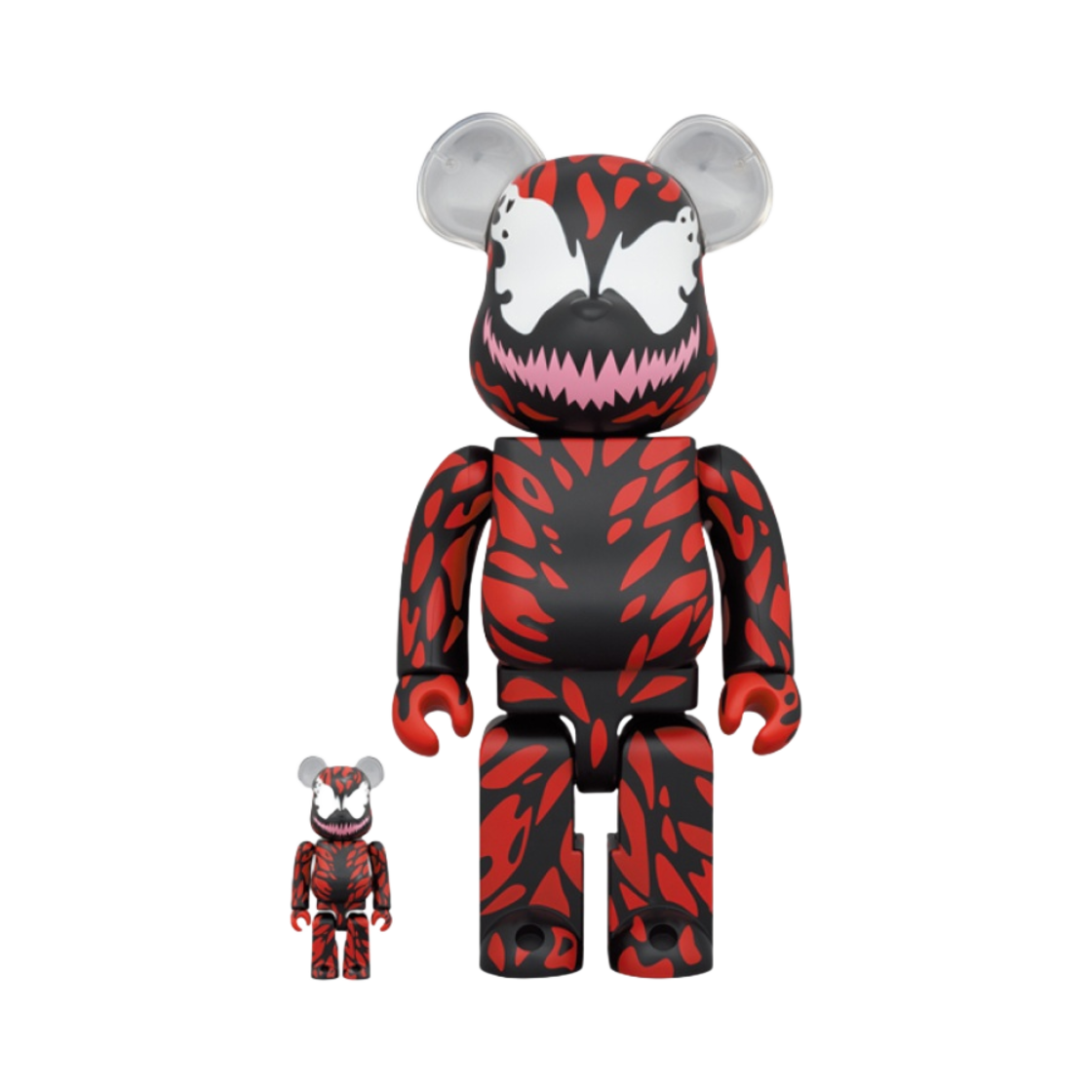 베어브릭 마블 스파이더맨 맥시멈 카니지 100% & 400% 세트(Bearbrick Marvel Spider-Man Maximum Carnage 100% & 400% Set) - 1