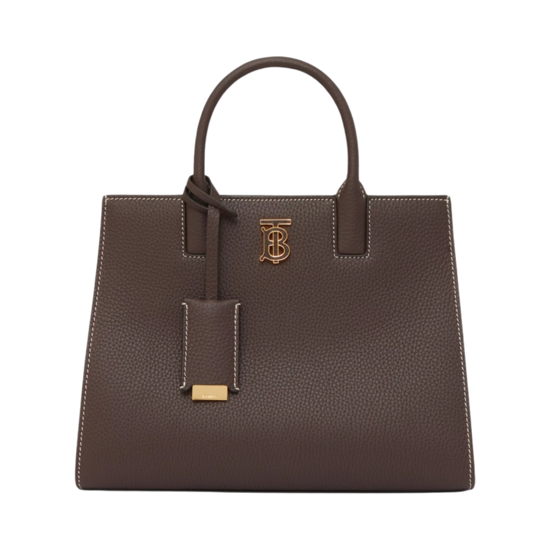 버버리 그레이니 레더 미니 프란시스 백 다크 클레이 브라운(Burberry Grainy Leather Mini Frances Bag Dark Clay Brown) - 1
