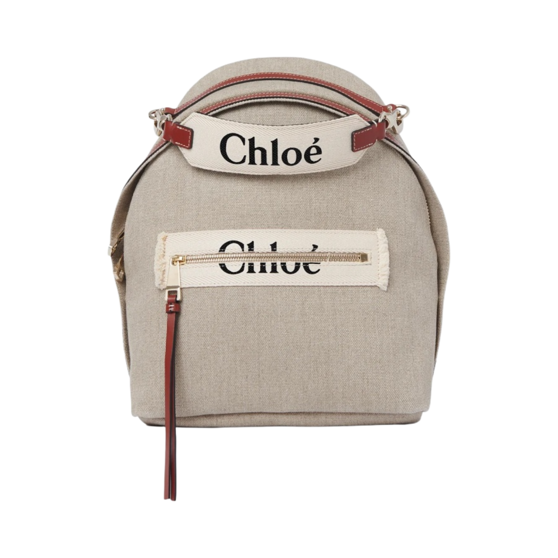 끌로에 우디 백팩 세피아 브라운(Chloe Woody Backpack Sepia Brown) - 1