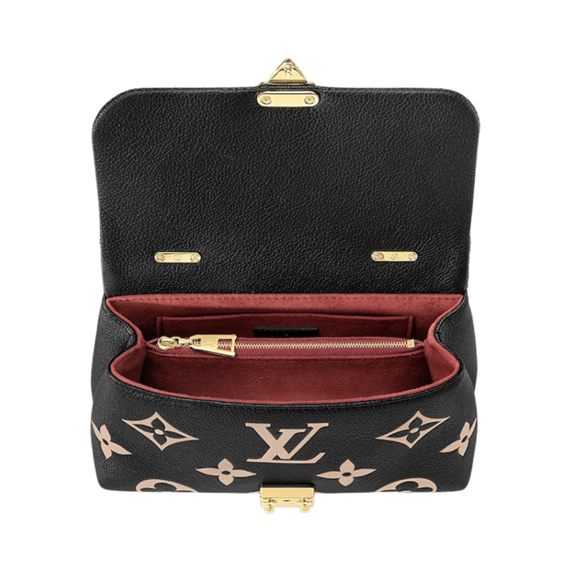 루이비통 마들렌 BB 바이컬러 모노그램 앙프렝뜨 블랙 베이지(Louis Vuitton Madeleine BB Bicolor Monogram Empreinte Black Beige) - 2