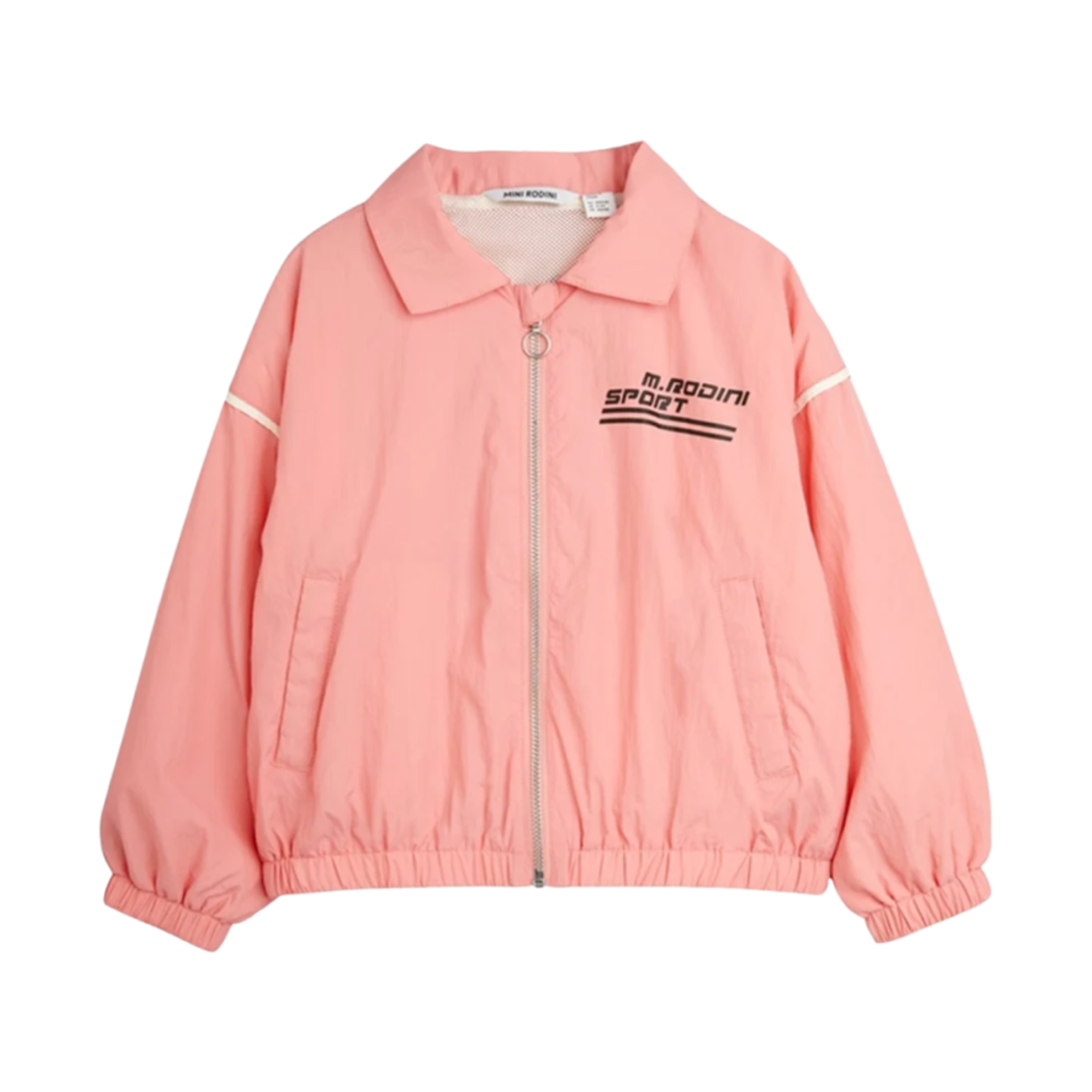 (키즈) 미니 로디니 웨이트 리프팅 SP 자켓 핑크((Kids) Mini Rodini Weight Lifting SP Jacket Pink)