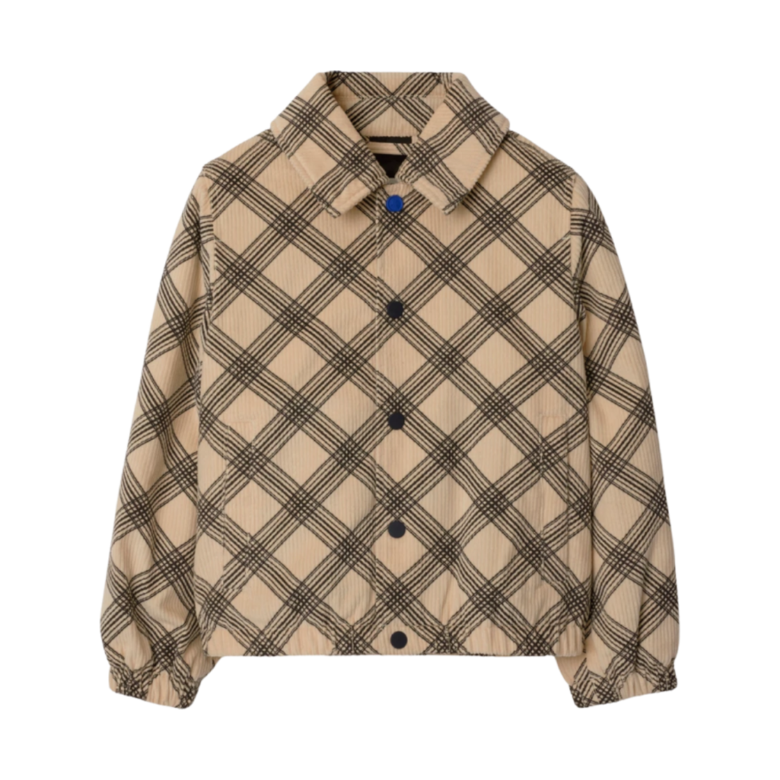 8088498 (Kids) Burberry Check Corduroy Jacket Black