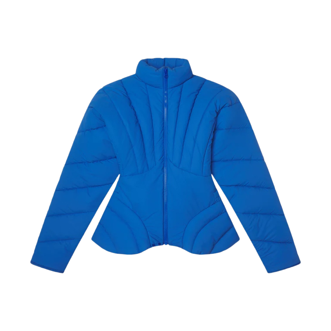 (W) 카이 스컬프티드 퍼퍼 자켓 코발트 블루((W) Khy Sculpted Puffer Jacket Cobalt Blue)