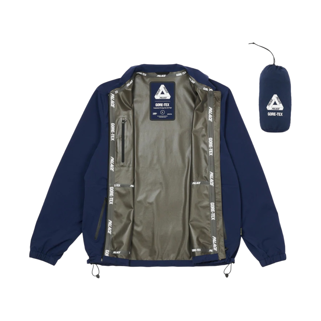 팔라스 고어텍스 팩라이트 코치 자켓 네이비 - 22SS(Palace Gore-Tex Paclite Coach Jacket Navy - 22SS) - 2