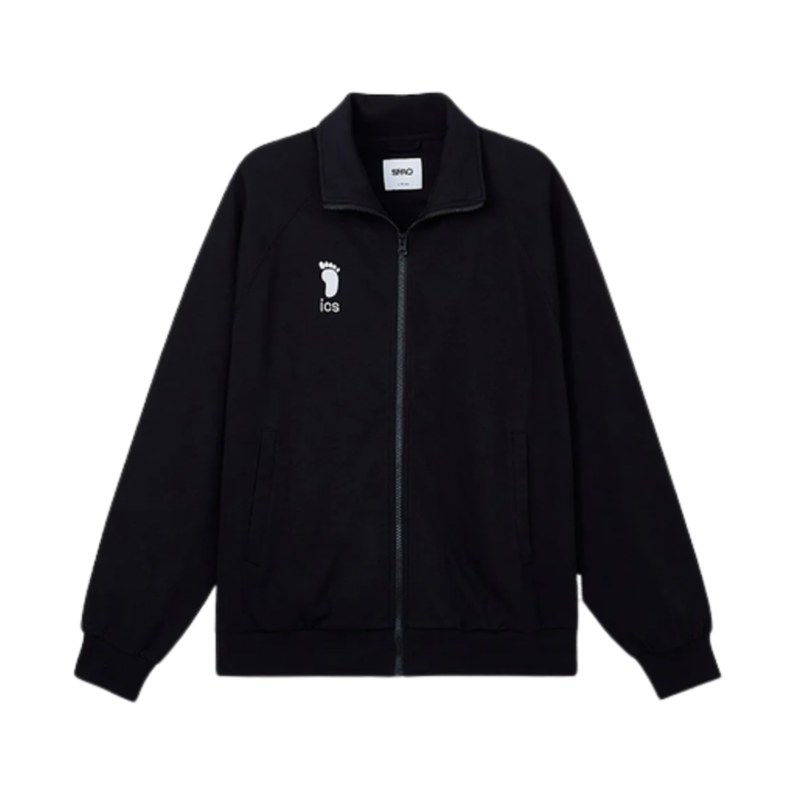 스파오 x 하이큐 집업 자켓 블랙(Spao x Haikyuu Zip Up Jacket Black)