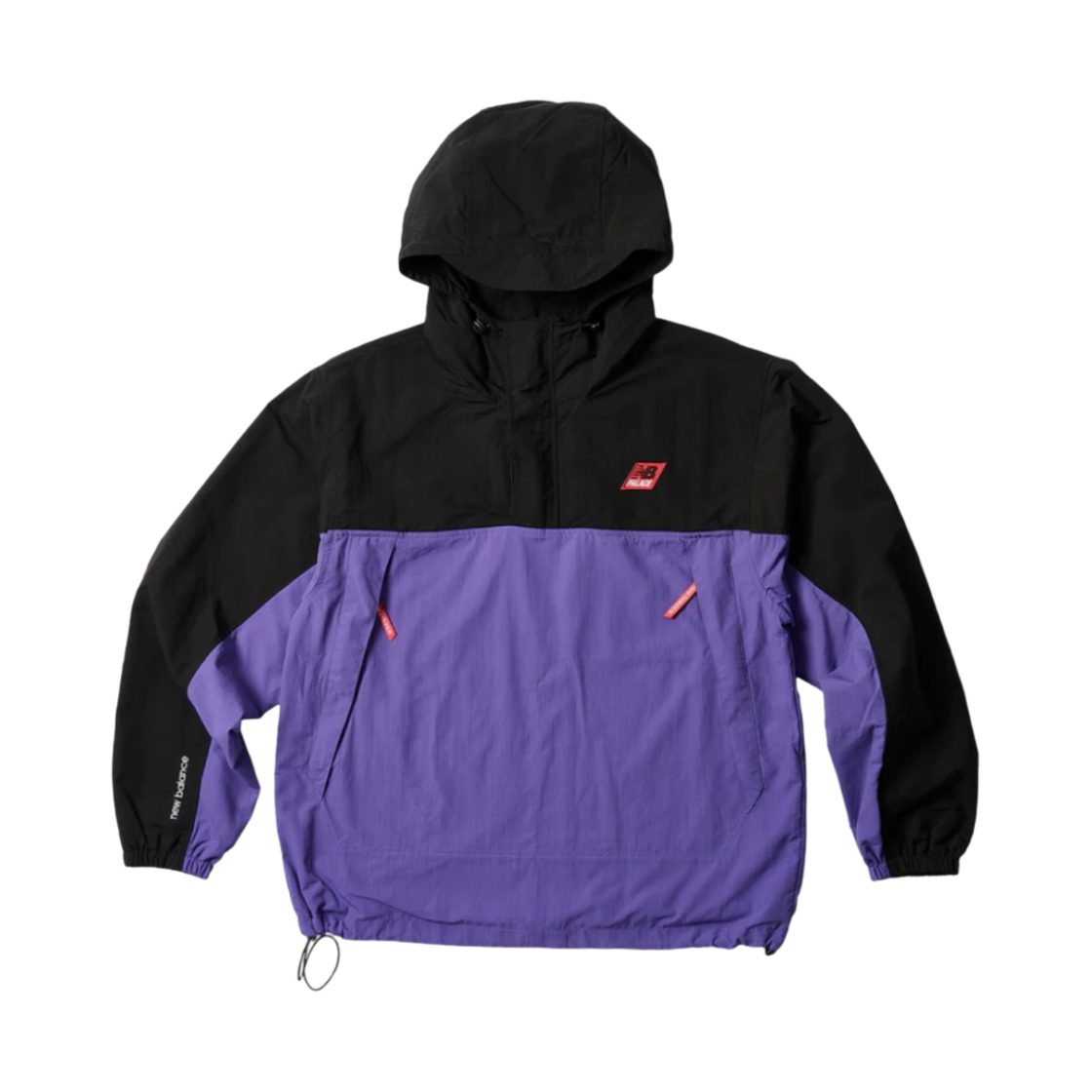 팔라스 x 뉴발란스 팝 오버 쉘 자켓 블랙 퍼플 - 23SS(Palace x New Balance Pop Over Shell Jacket Black Purple - 23SS) - 1