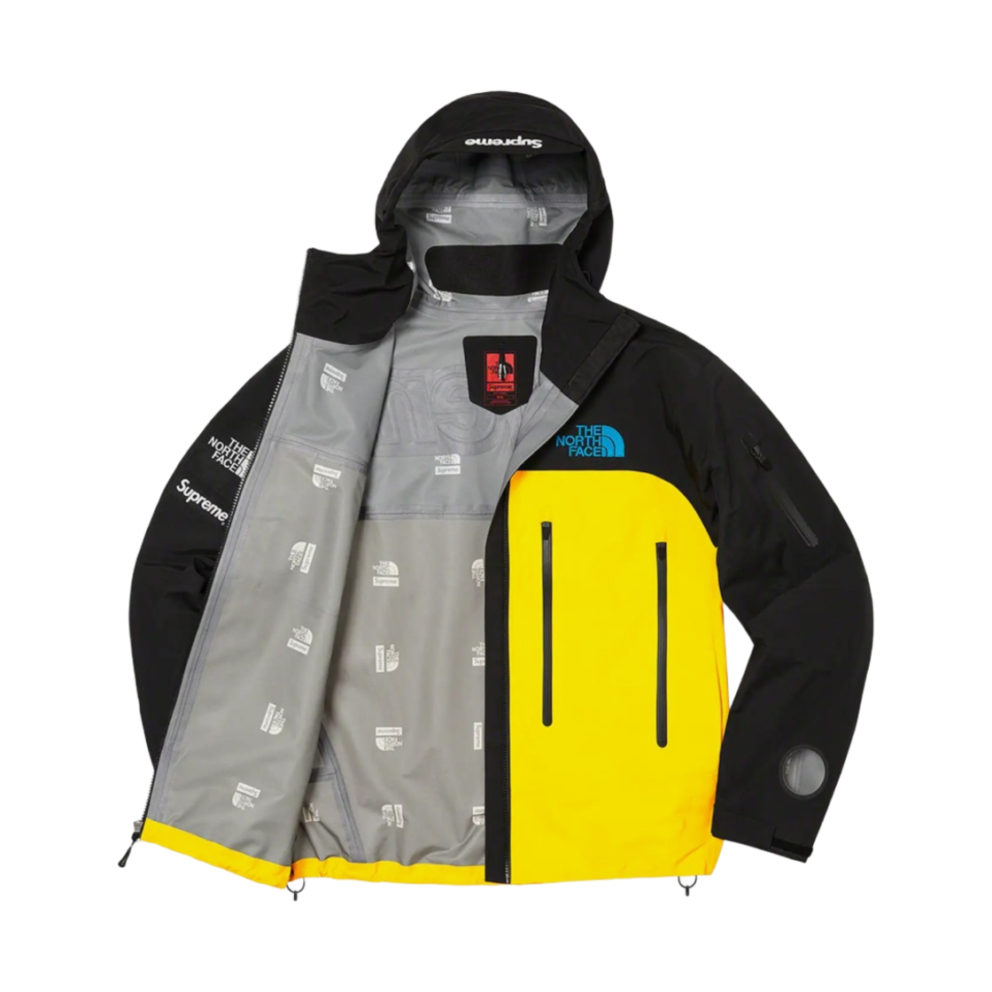 슈프림 x 노스페이스 테입드 심 쉘 자켓 옐로우 - 22FW(Supreme x The North Face Taped Seam Shell Jacket Yellow - 22FW) - 2