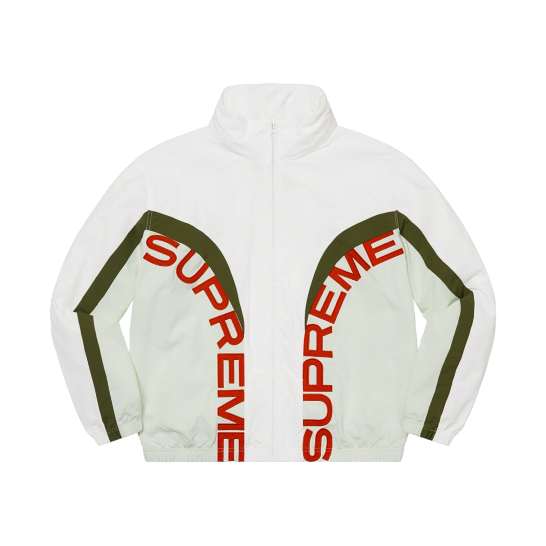 - Supreme Curve Track Jacket White - 22SS