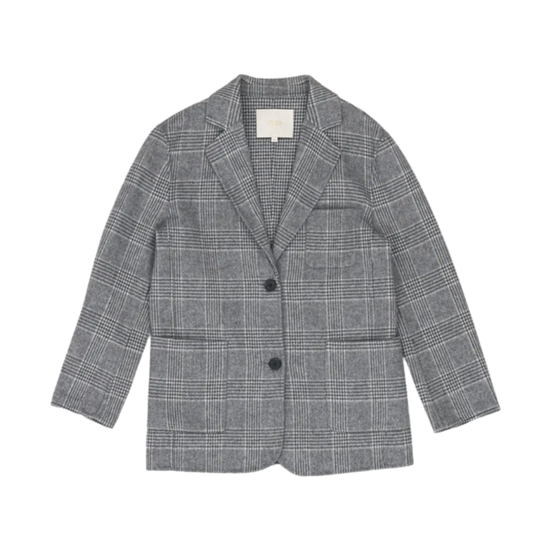 (W) 마쥬 스타일 더블 페이스 코트 블랙((W) Maje Style Double Face Coat Black)