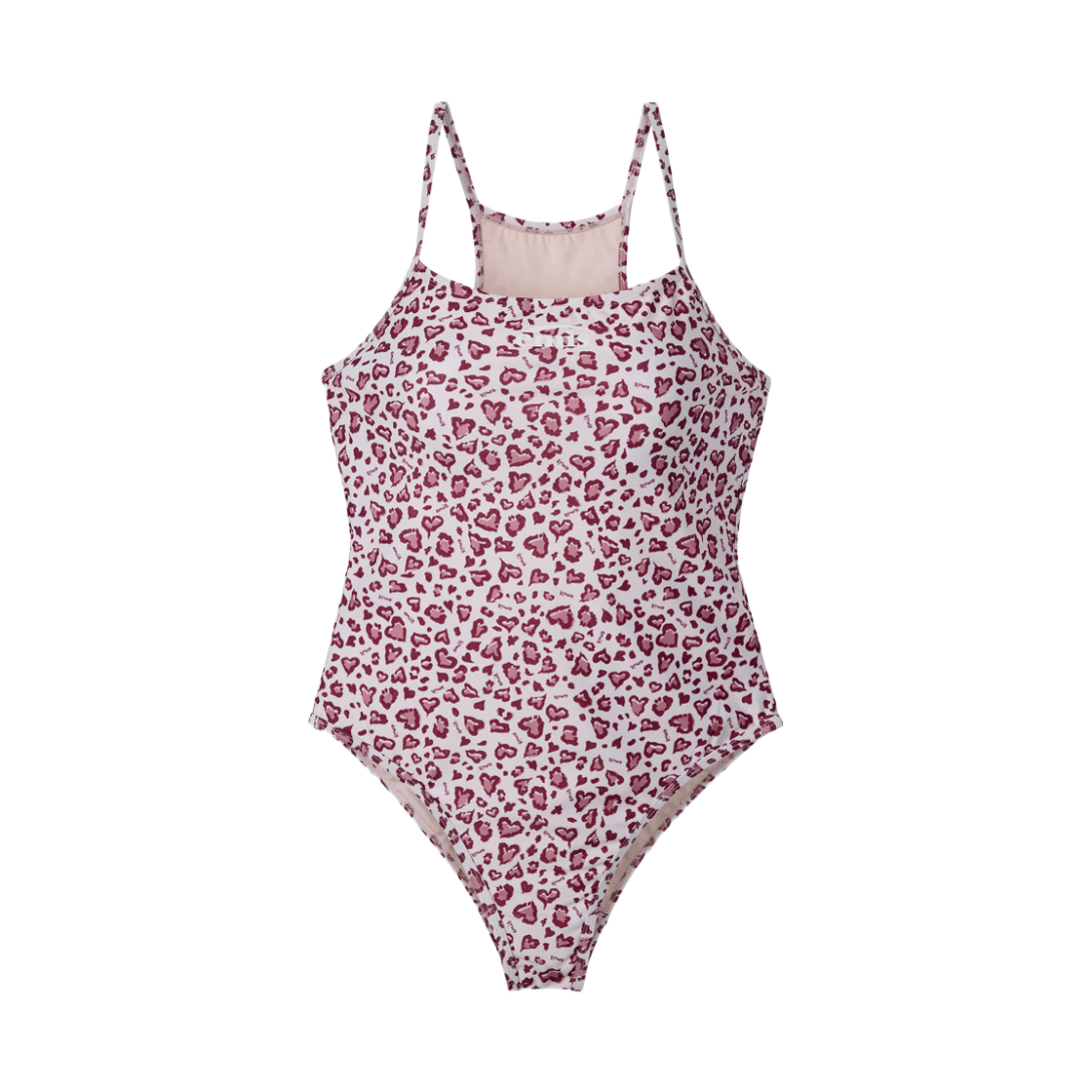(W) 이미스 백 홀 스윔수트 핑크((W) Emis Back Hole Swimsuit Pink)