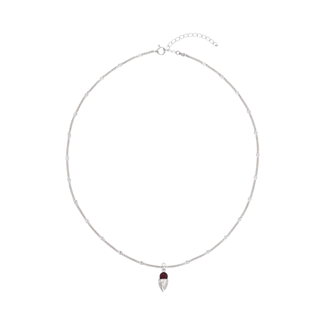 티스 베이비 티스 네클리스 가넷(Teeth Baby Teeth Necklace Garnet)