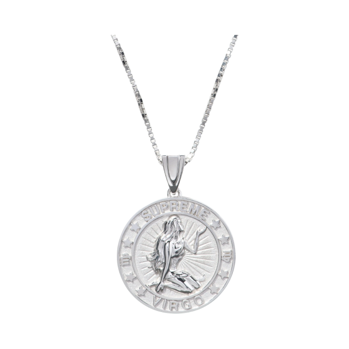 슈프림 x 제이콥 앤 코 스털링 실버 조디악 펜던트 실버 버고 - 24FW(Supreme x Jacob & Co. Sterling Silver Zodiac Pendant Silver Virgo - 24FW) - 1