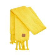 Loewe Muffler In Mohair Yellow