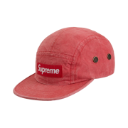 Supreme Washed Linen Camp Cap Red - 19SS