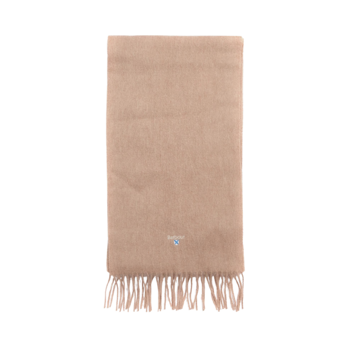 USC0008BR11 Barbour Plain Lambswool Muffler Light Brown