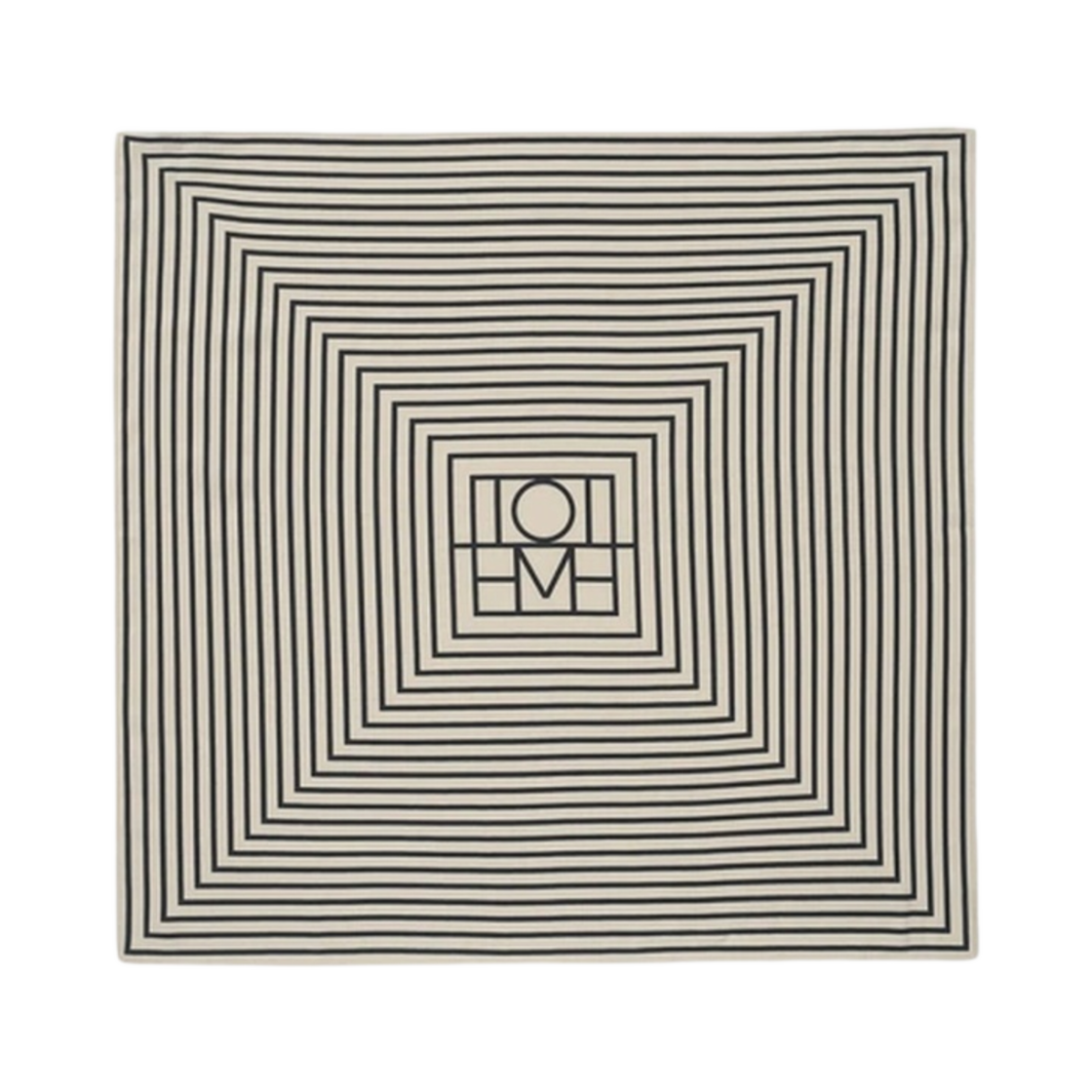 토템 시그니쳐 모노그램 실크 스카프 모노그램 프린트(Toteme Signature Monogram Silk Scarf Monogram Print)