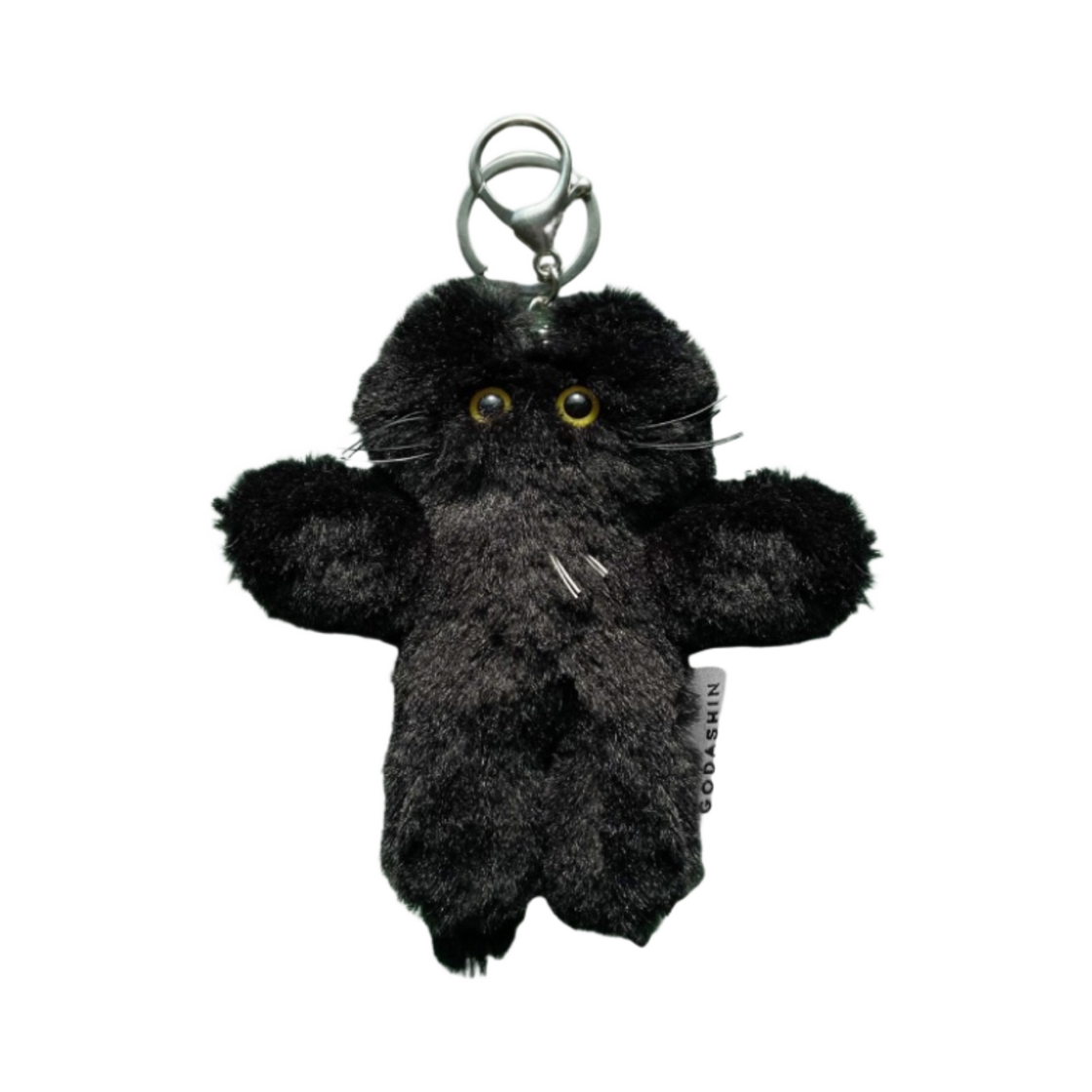 고다신 캣츠 키링 블랙(Godashin Cats Keyring Black)