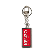 Kenzo Tag Keychain Silver
