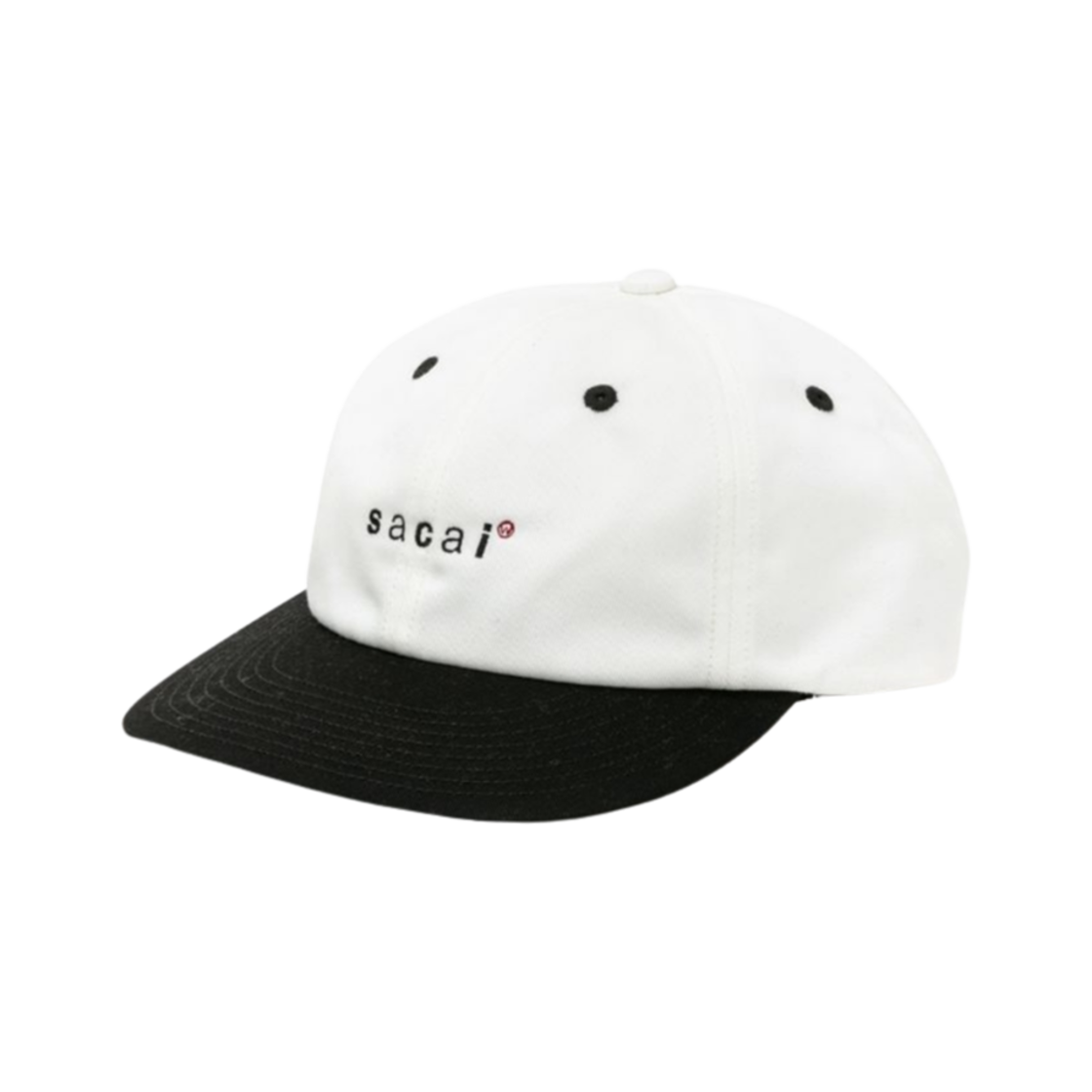 사카이 x 더블탭스 코튼 트윌 캡 화이트 블랙(Sacai x WTAPS Cotton Twill Cap White Black)