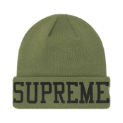 Supreme New Era Varsity Beanie Olive - 23FW