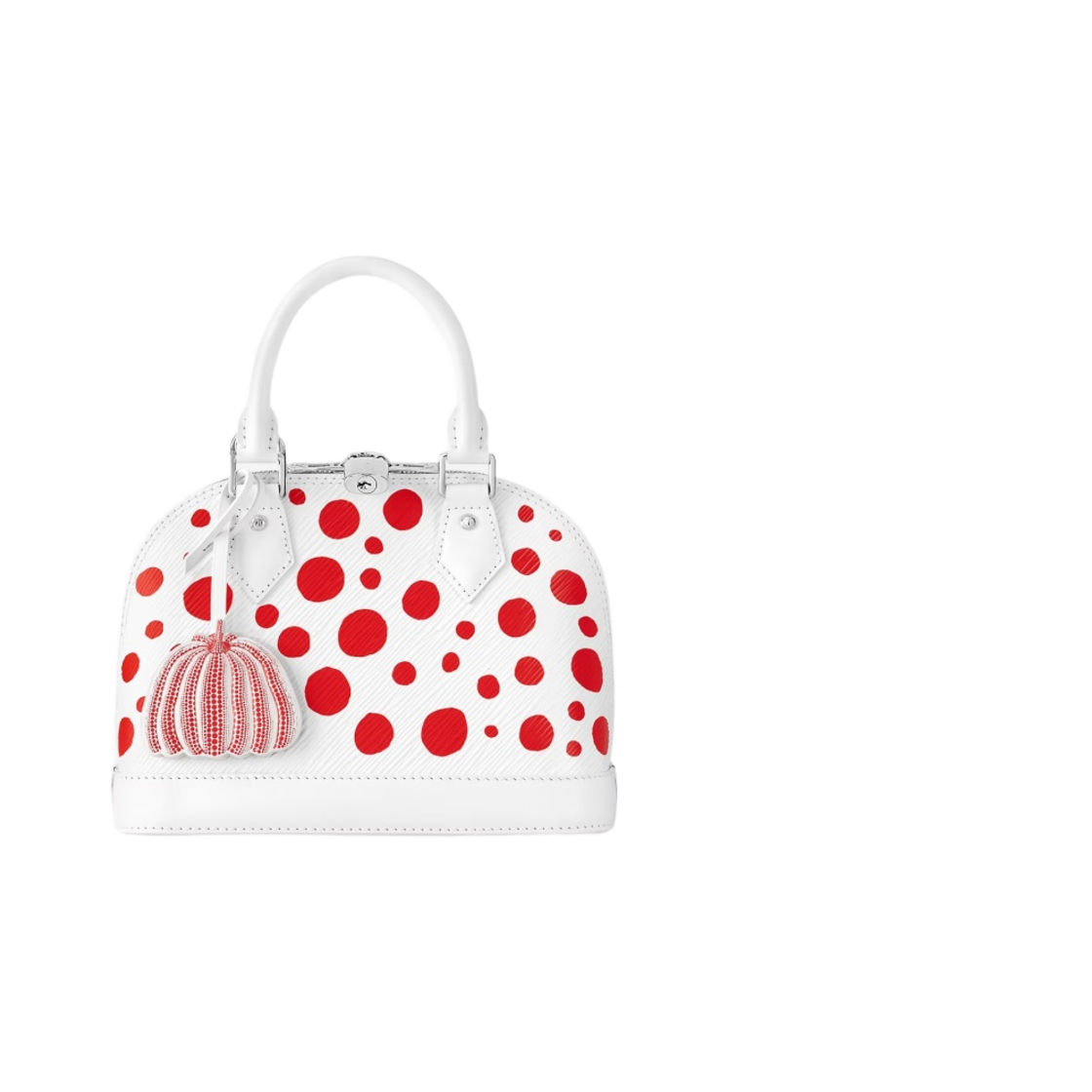 루이비통 x 야요이 쿠사마 알마 BB 에피 화이트 레드(Louis Vuitton x YK Alma BB Epi White Red) - 1