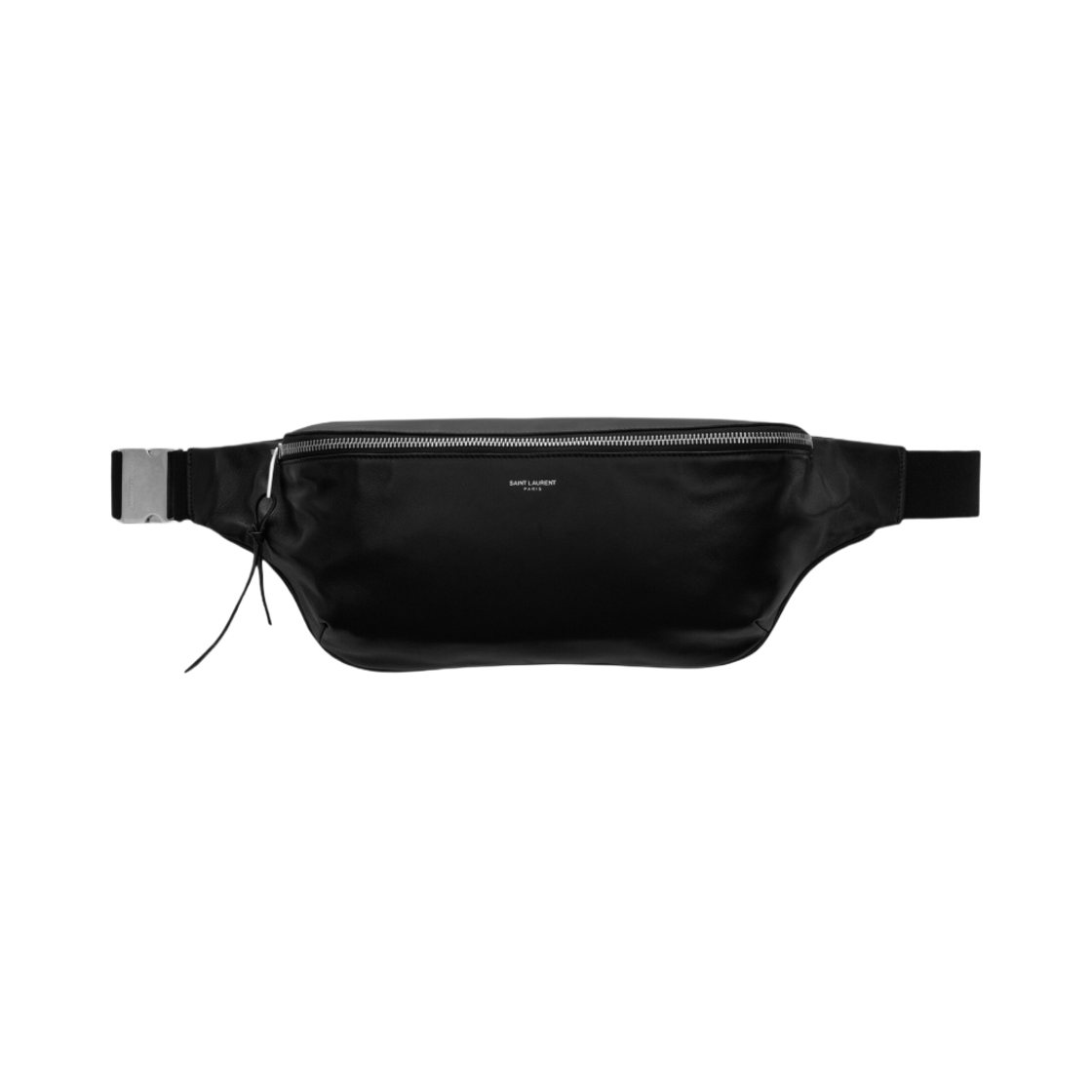생로랑 시티 생로랑 크로스바디백 램스킨 앤 코튼 블랙(Saint Laurent City Saint Laurent Crossbody Bag In Lambskin And Cotton Black) - 1