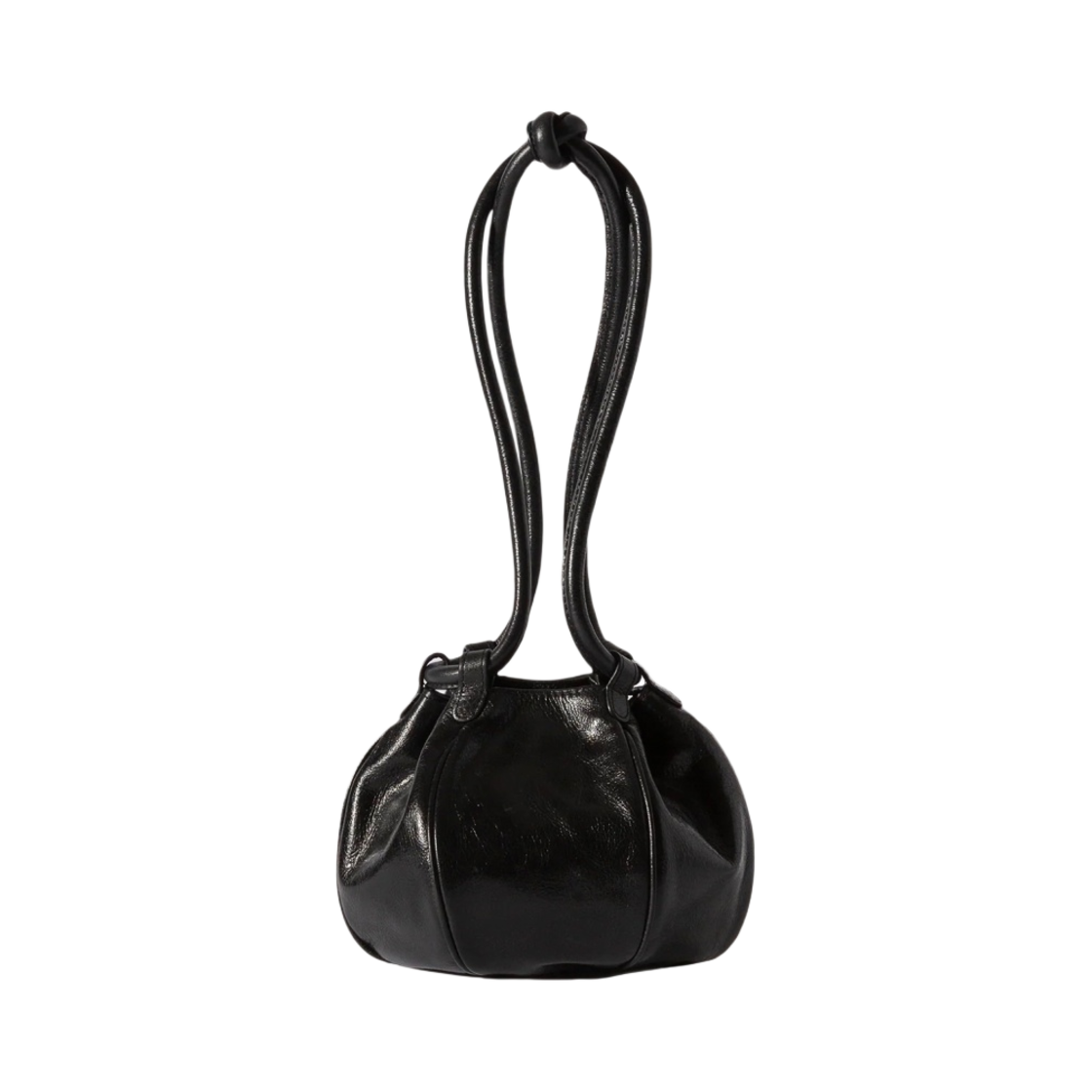 헤레우 글로불 미니 벌룬쉐이프 크로스바디백 블랙(Hereu Globul Mini Balloon-Shaped Crossbody Bag Black)