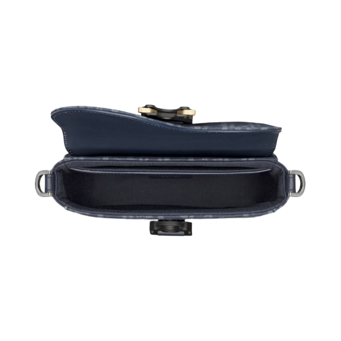 디올 x 데님 티어스 디올 티어스 새들 파우치 스트랩 데님 디올 오블리크 블루 피스 사인 디올 티어스(Dior x Denim Tears Saddle Pouch With Strap Denim Dior Oblique Blue And Peace Sign Dior Tears) - 4