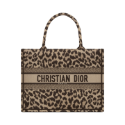Dior Medium Dior Book Tote Beige Multicolor Mizza Embroidery