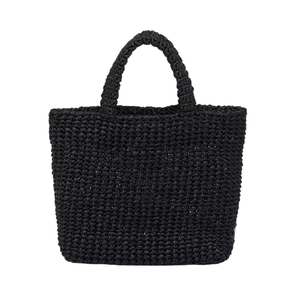 프라다 스몰 크로쉐 토트백 블랙(Prada Small Crochet Tote Bag Black) - 2