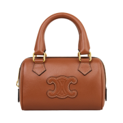 Celine Mini Boston in Smooth Calfskin Tan