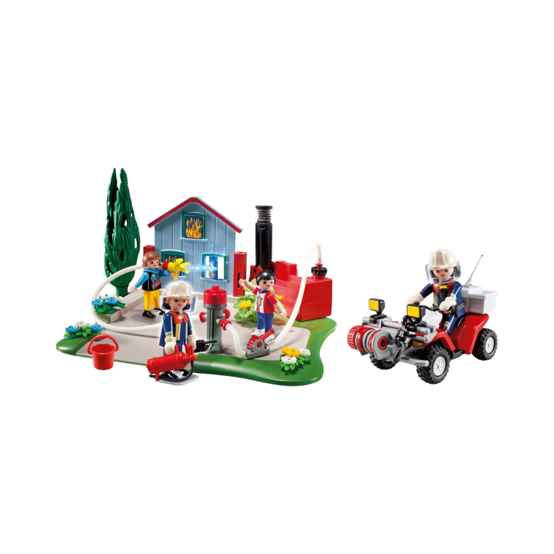 플레이모빌 시티 액션 파이어 40주년 컴팩트 세트(Playmobil City Action Fire 40th Anniversary Compact Set)