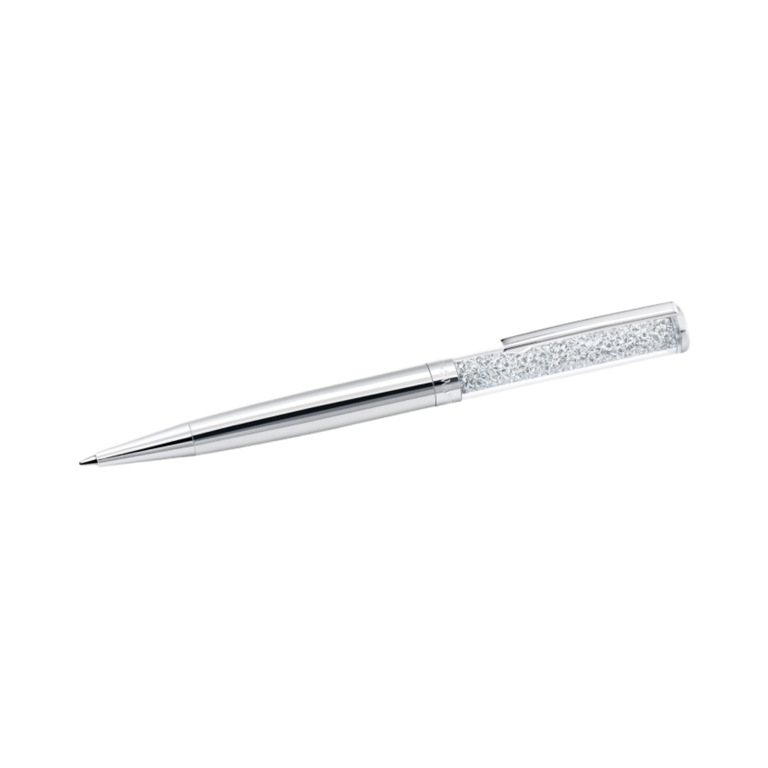 스와로브스키 크리스탈린 볼포인트 펜 실버톤 크롬 플래팅(Swarovski Crystalline Ballpoint Pen Silver Tone Chrome Plated)