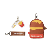 McDonald's Double Quarter Pounder Cheese Mini Pouch & Key Ring Set