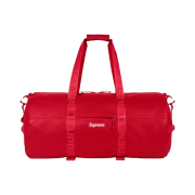 Supreme Leather Large Duffle Bag Red - 23FW