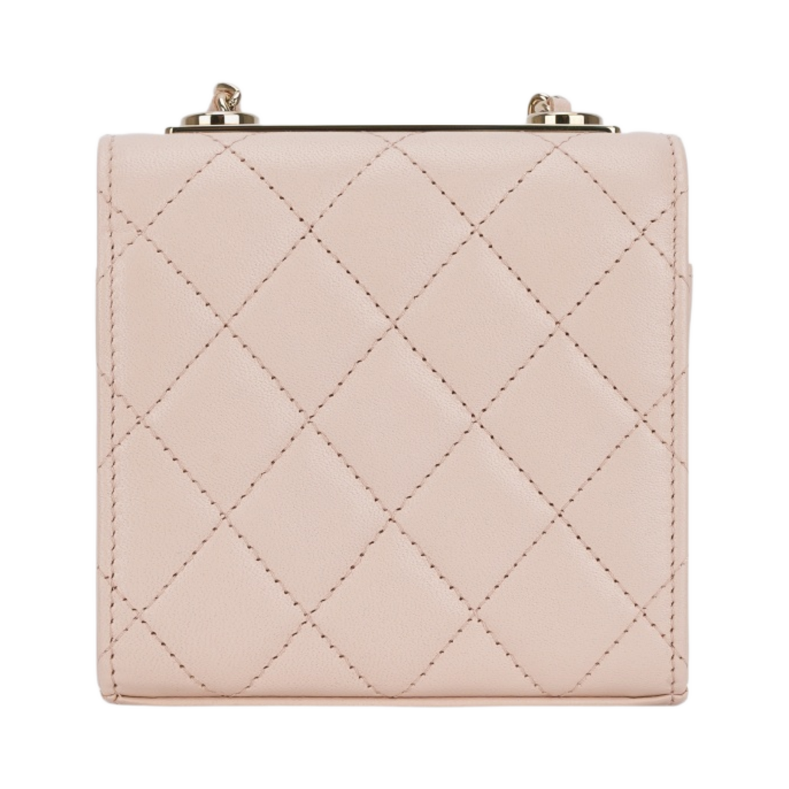샤넬 체인 미니백 램스킨 & 골드 메탈 라이트 베이지(Chanel Clutch With Chain Lambskin & Gold Light Beige) - 2