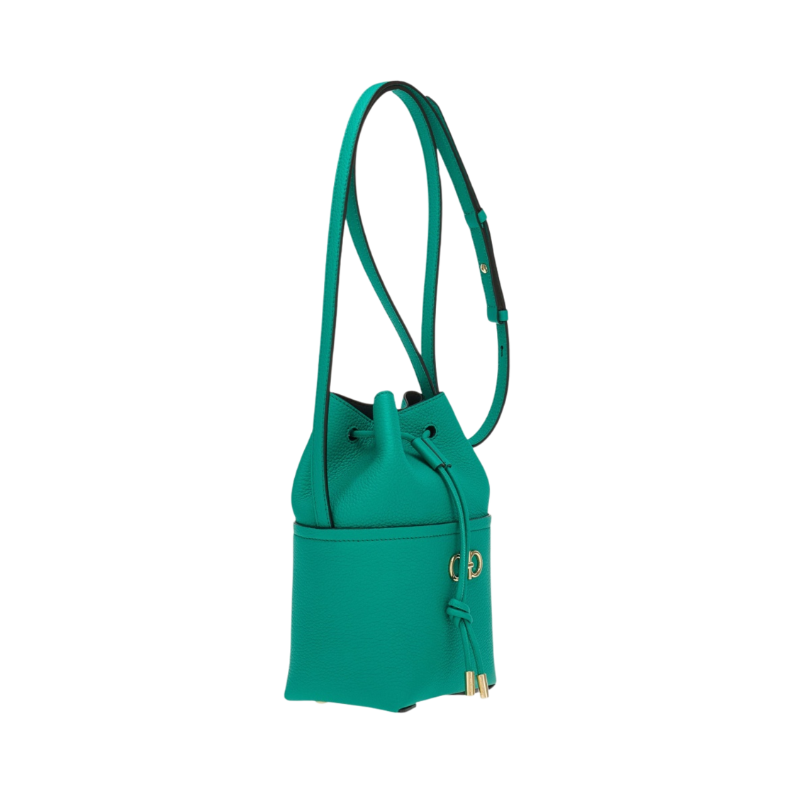 페라가모 간치니 숄더 스트랩 미니백 에메랄드(Ferragamo Gancini Mini Bag with Shoulder Strap Emerald) - 2